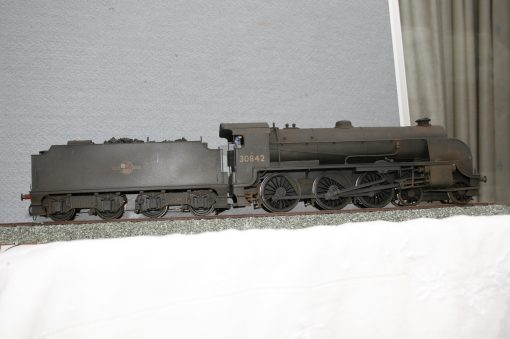 7m. scale BR(S) Class S15 4-6-0 tender locomotive r/n 30842 heavily weathered late crest black livery.