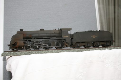 7m. scale BR(S) Class S15 4-6-0 tender locomotive r/n 30842 heavily weathered late crest black livery. - Image 2