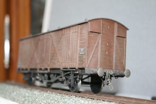 7mm. scale BR(W) Dia.Y11 10T. Fruit D Van r/n W 2901, weathered "Shirtbutton" livery. - Image 3