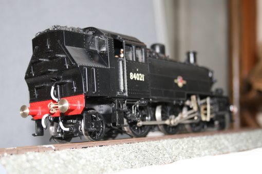 7mm. scale BR(M) Standard Class 2MT 2-6-2T Locomotive r/n 84021, late crest plain black livery. - Image 4