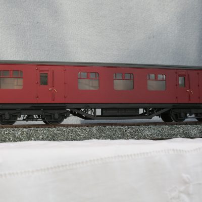 7mm. scale BR(Ex.LMS) Dia.2002 Cream Van r/n M38998M Crimson Lake livery