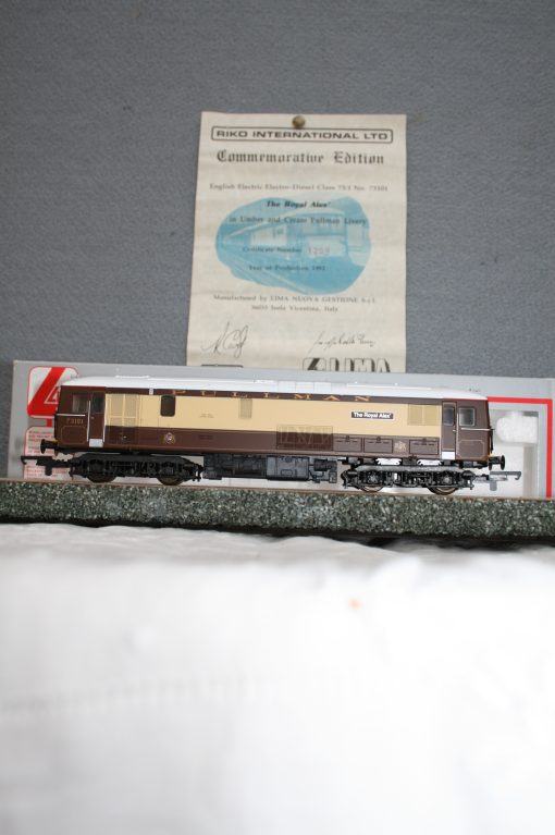 4mm. scale BR Class 73 Electro-Diesel Bo-Bo r/n 73101 "The Royal Alex" Pullman Livery.