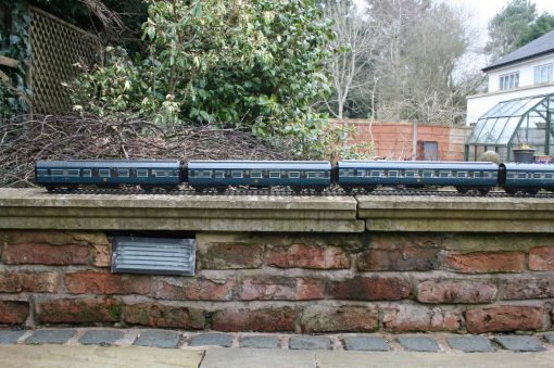 7mm. scale LMS 1937 "Coronation Scot" Set No. 2 in blue livery. - Image 5