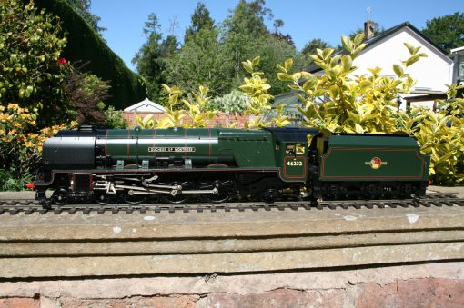 1/32nd. scale gauge one BR(M) Class 8P Princess Coronation r/n 46232 "Duchess of Montrose", green livery.