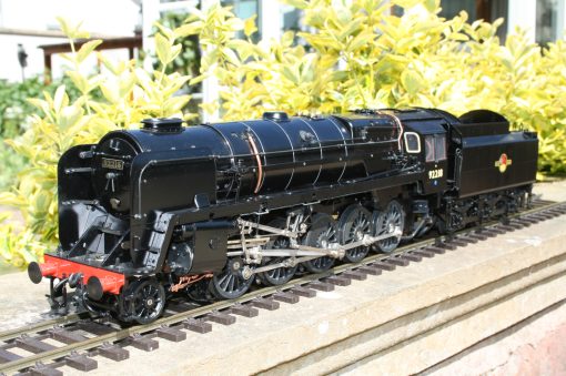 1/32nd. scale Gauge One BR Standard Class 9F 2-10-0 tender locomotive r/n 92218 in black livery & late crest - Image 3