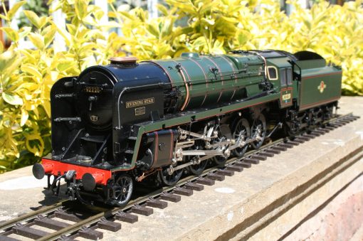 1/32nd. scale, Gauge One BR Standard Class 9 2-10-0 tender locomotive fleet number 92220 "Evening Star" in green livery. - Image 3