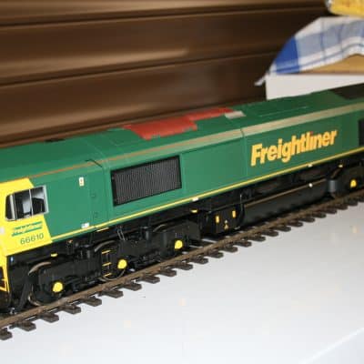1/29th. scale Gauge 1 "Freightliner" Class 66 r/n 66610
