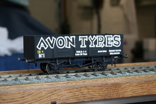 7mm. scale GWR Dia.N32 20T. Loco Coal Wagon in "Avon Tyres" livery r/n 1 - Image 2