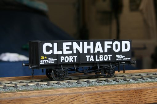 7mm. scale GWR Dia.N32 20T. Loco Coal Wagon "Glenhafod Port Talbot" r/n 2277, black livery. - Image 2