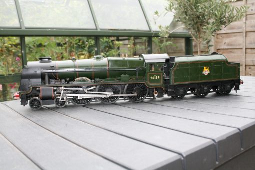 Gauge One BR(M) Class 6P Re-built Royal Scot 4-6-0 tender locomotive r/n 46159 "The Royal Air Force" Early Crest livery.