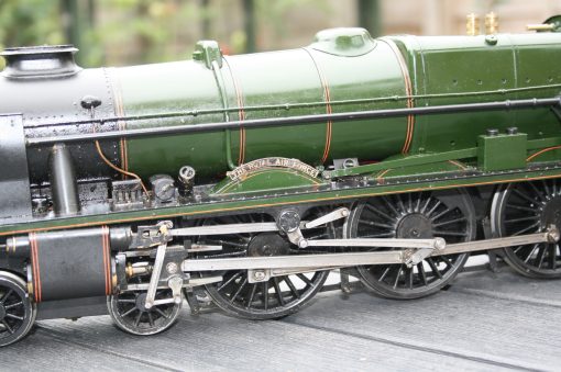 Gauge One BR(M) Class 6P Re-built Royal Scot 4-6-0 tender locomotive r/n 46159 "The Royal Air Force" Early Crest livery. - Image 5