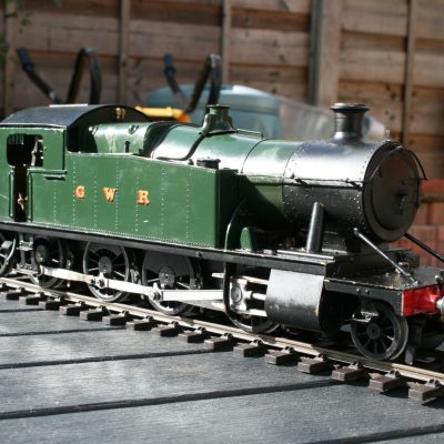 1/32mm. scale 45mm. gauge GWR Class 72xx 2-8-2T locomotive r/n 7235, Post-War livery.